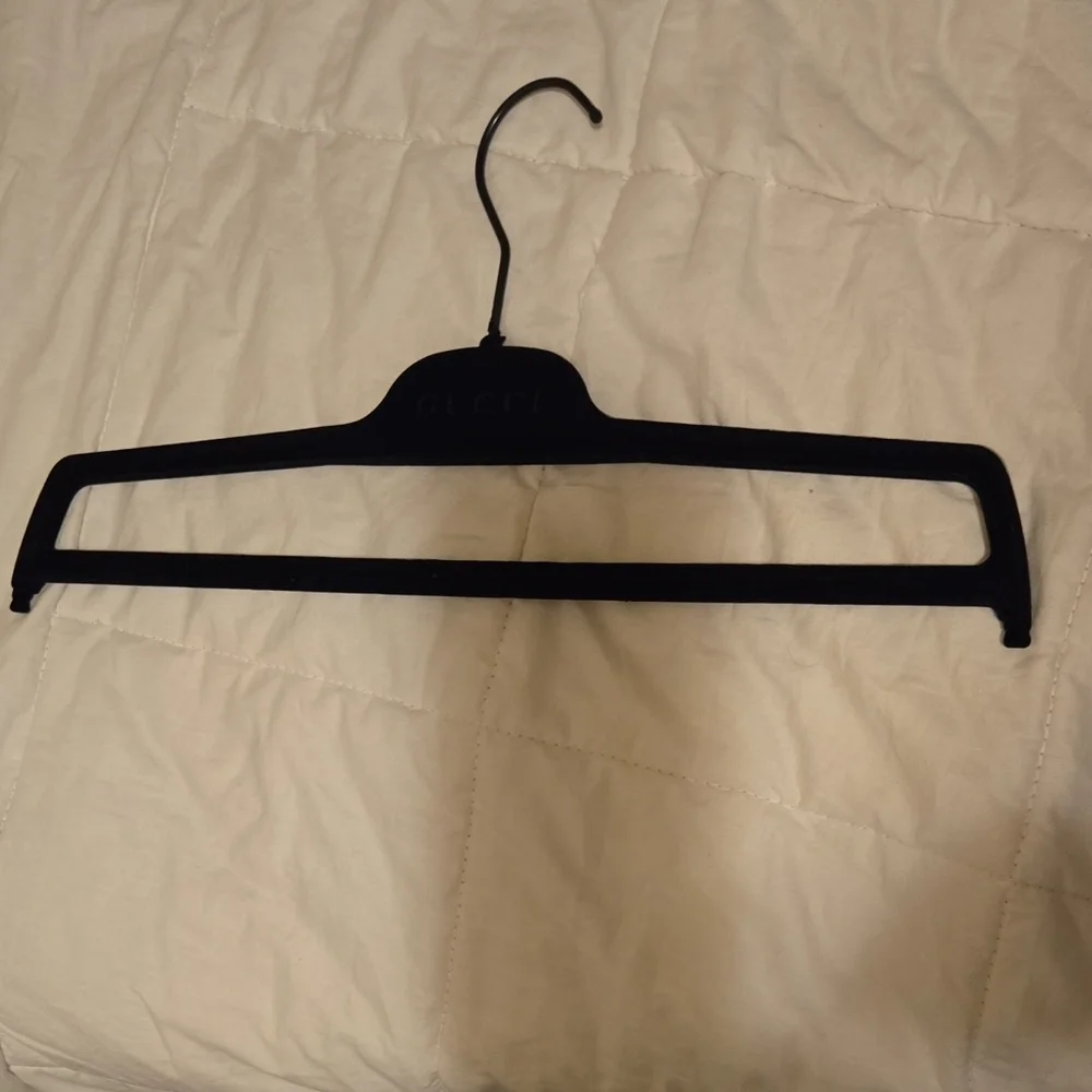 Gucci Black Velvet Clothing Hanger